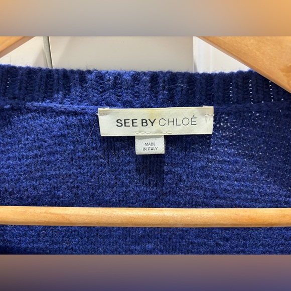 See By Cloe women’s cardigan, Blue, size 2, fit small - Picture 2 of 10